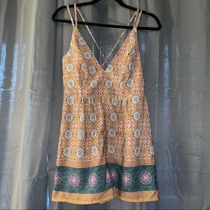 Printed Romper